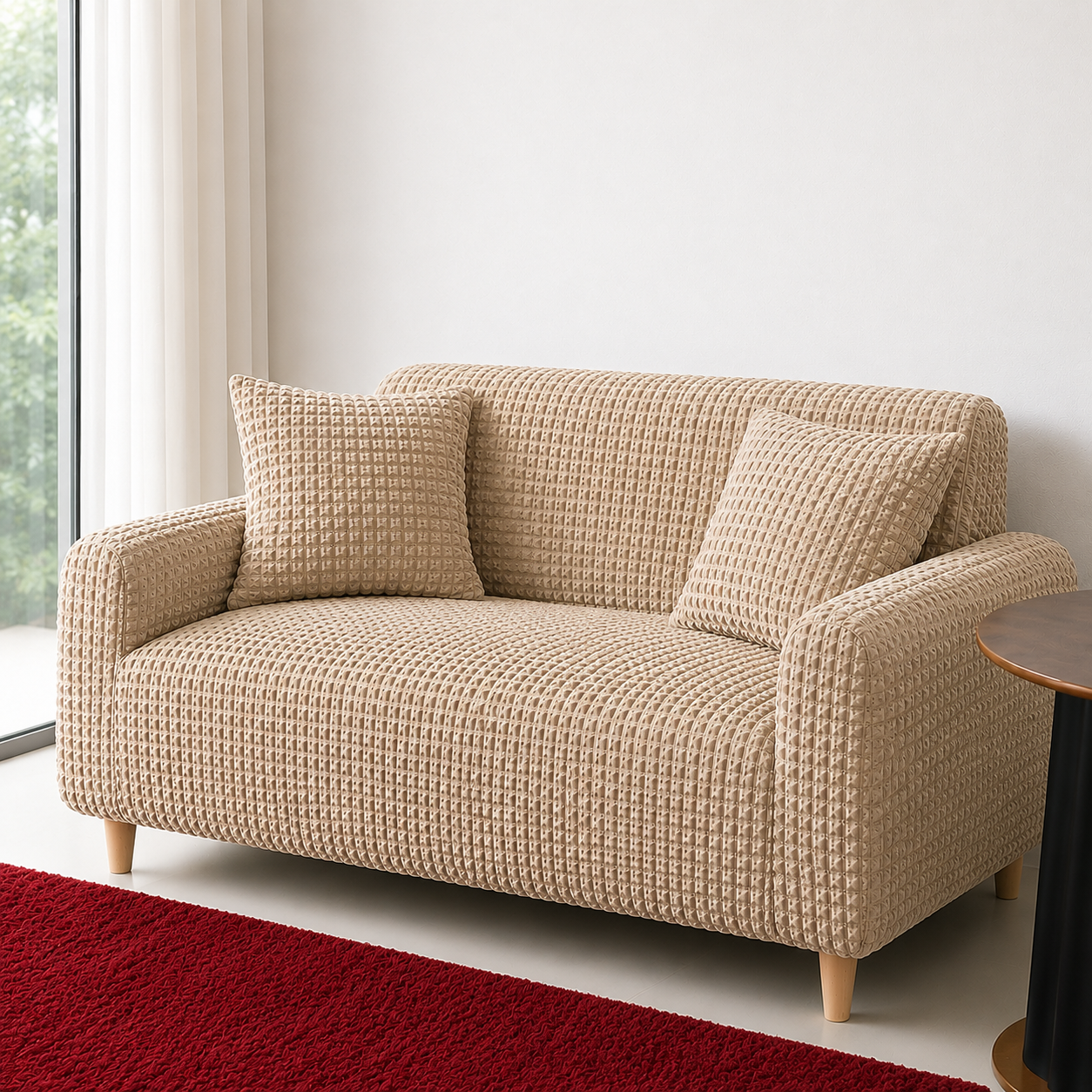 Fitted Style Bubble Stuff Sofa Cover Skin
