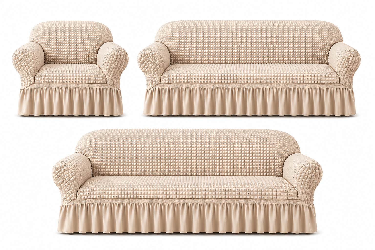 Turkish Style Bubble Sofa Cover Mouse Skin - Image 2
