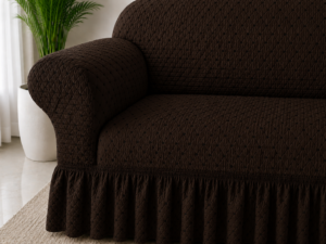 Alternative view of Butterfly Black Sofa Covers Dark Brown Color