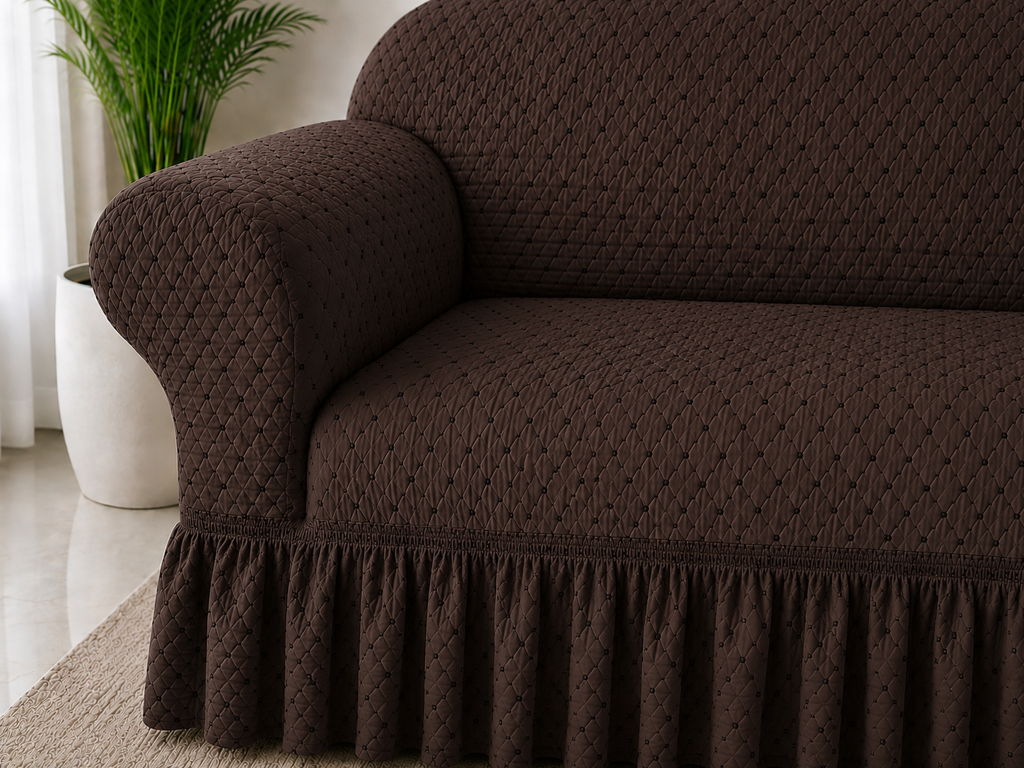 Butterfly Black Sofa Covers Moose Color - Image 2